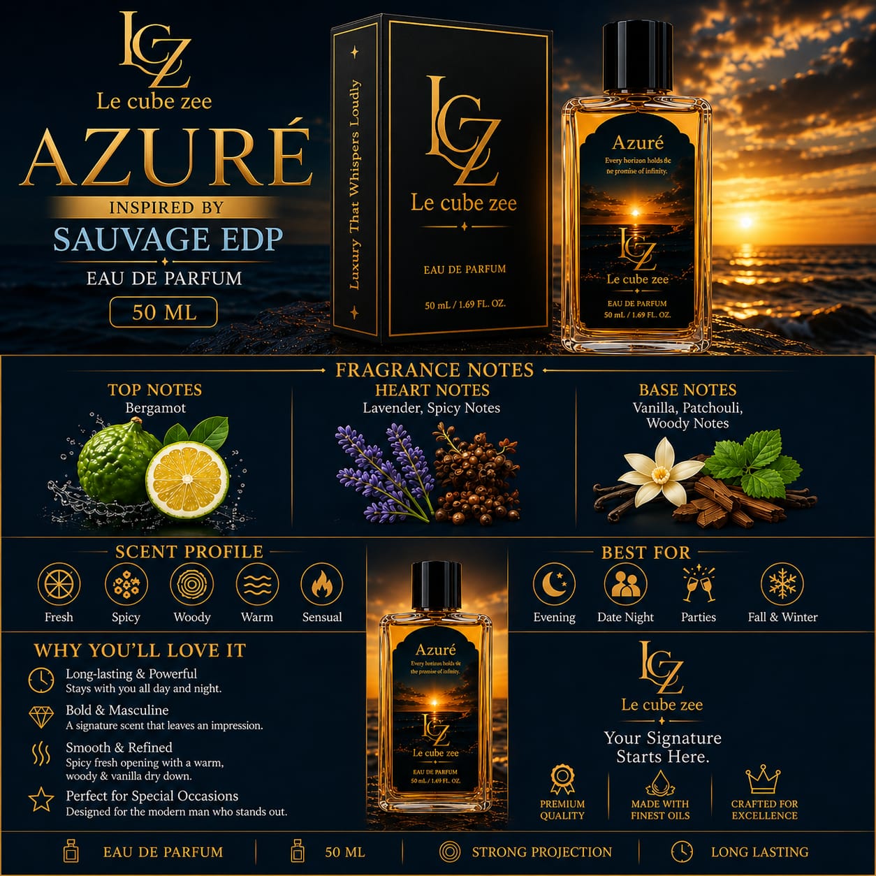 Azuré — Sauvage EDP Impression