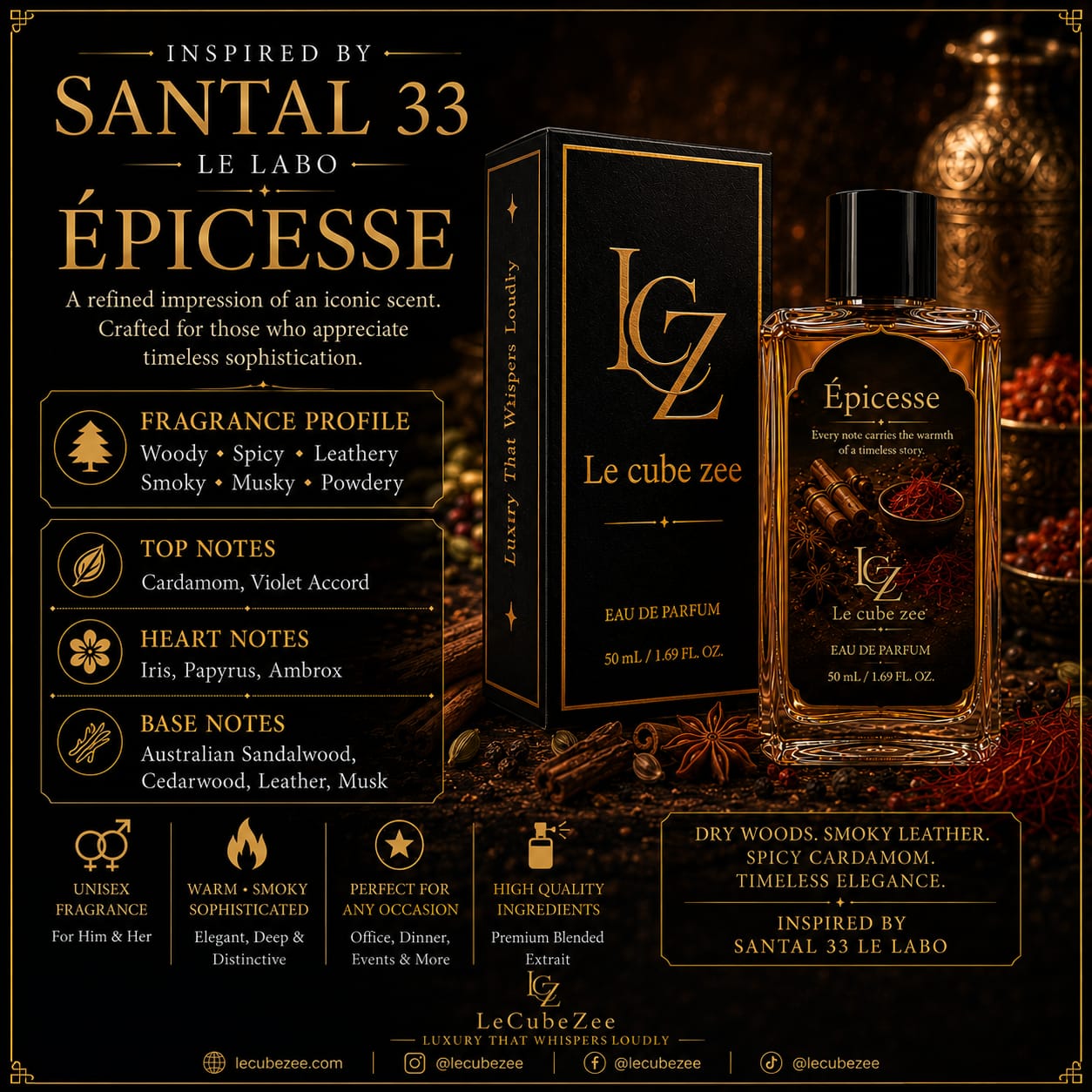 Épicèsse by Le Cube Zee — Eau de Parfum